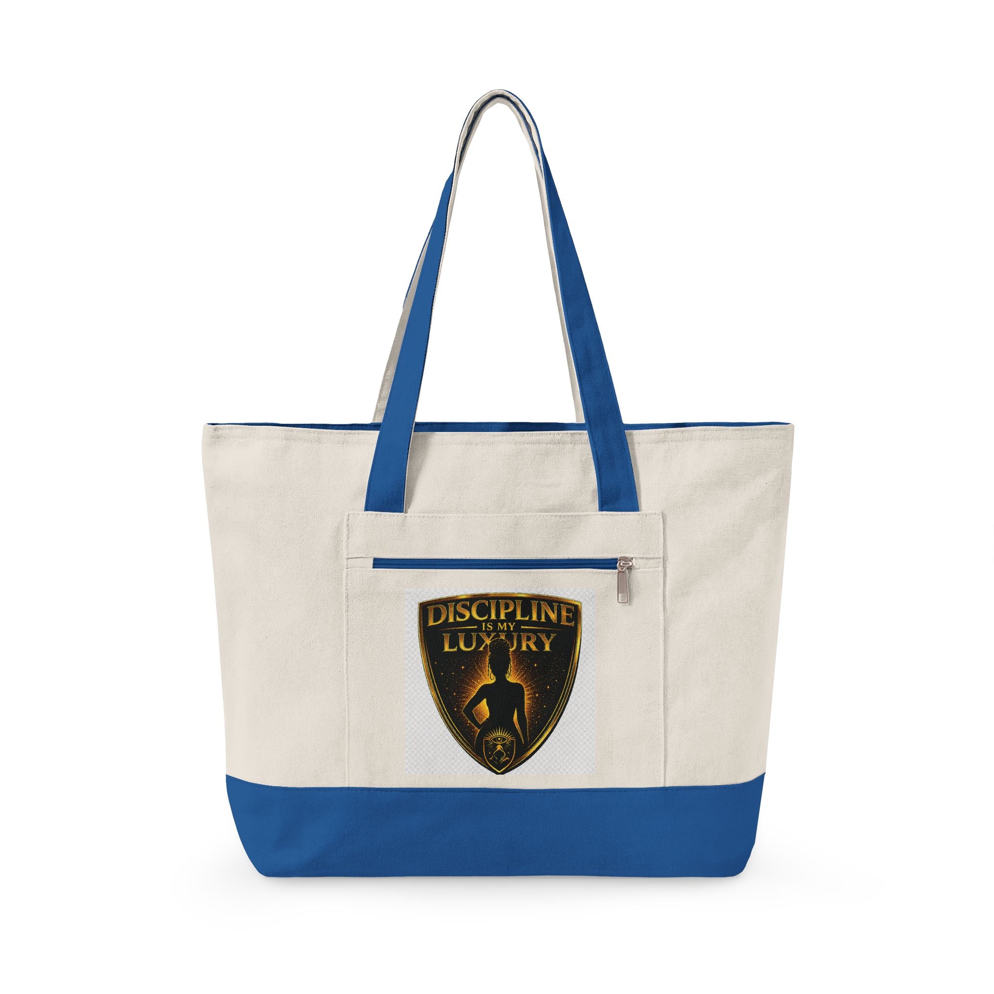OREN "Discipline Is My Luxury" Canvas Tote Bag