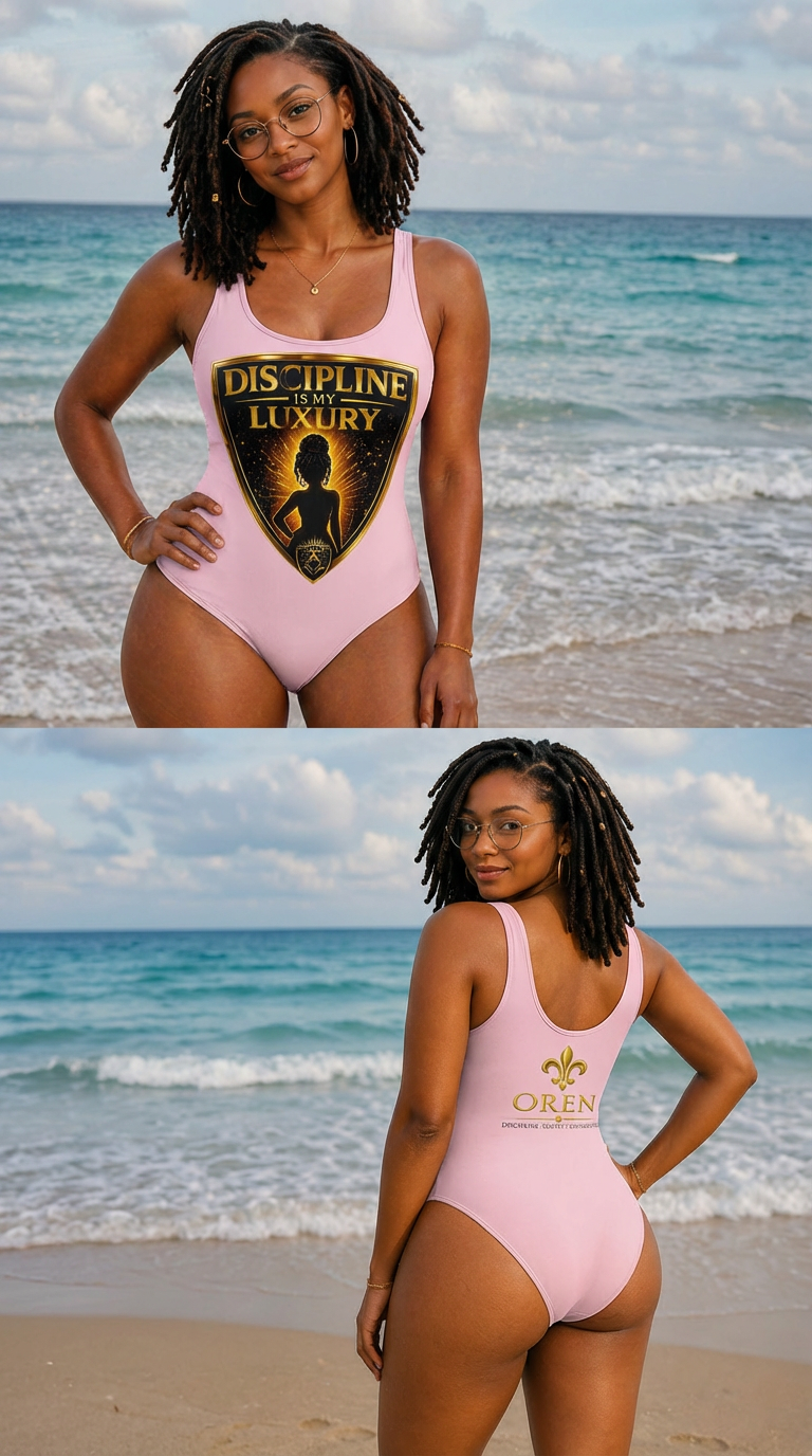 Discipline Is My Luxury One-Piece Swimsuit