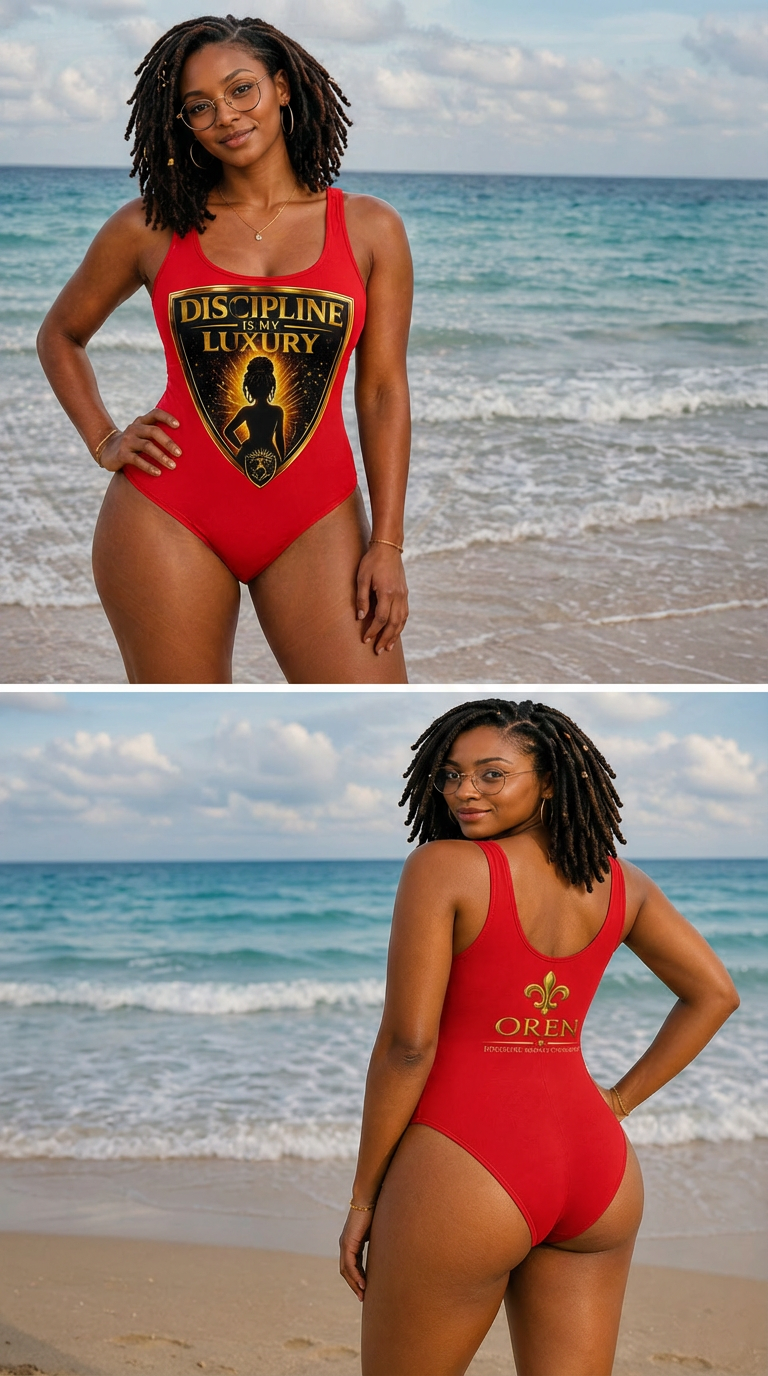 Discipline Is My Luxury One-Piece Swimsuit