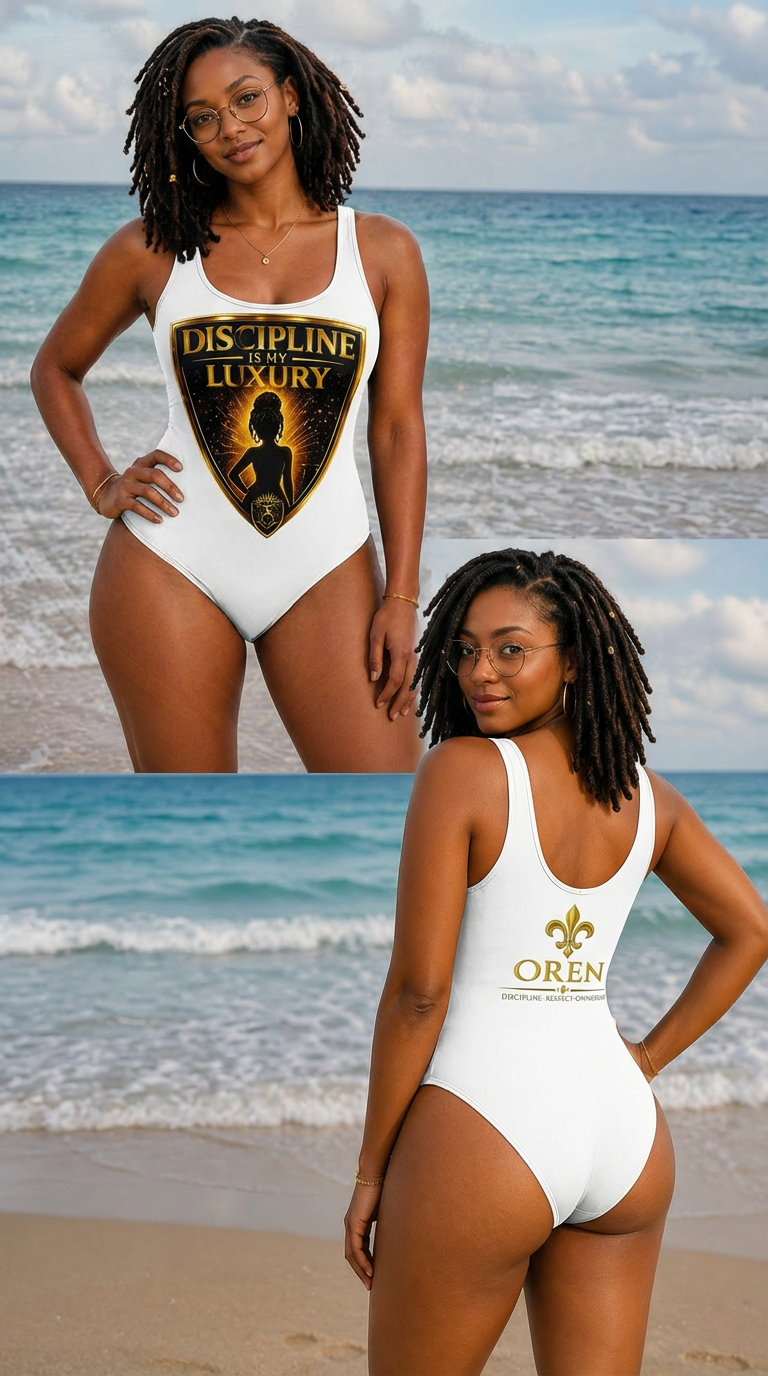 Discipline Is My Luxury One-Piece Swimsuit