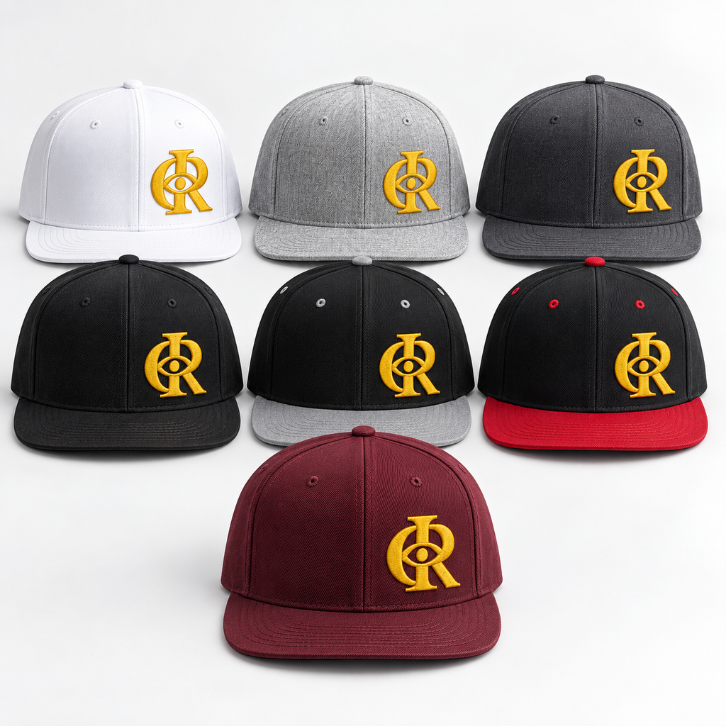 OREN VISION MARK™ Signature Snapback — Black/Gold